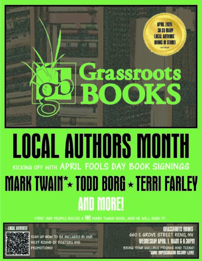 Local Authors Month Flier Local Authors Month