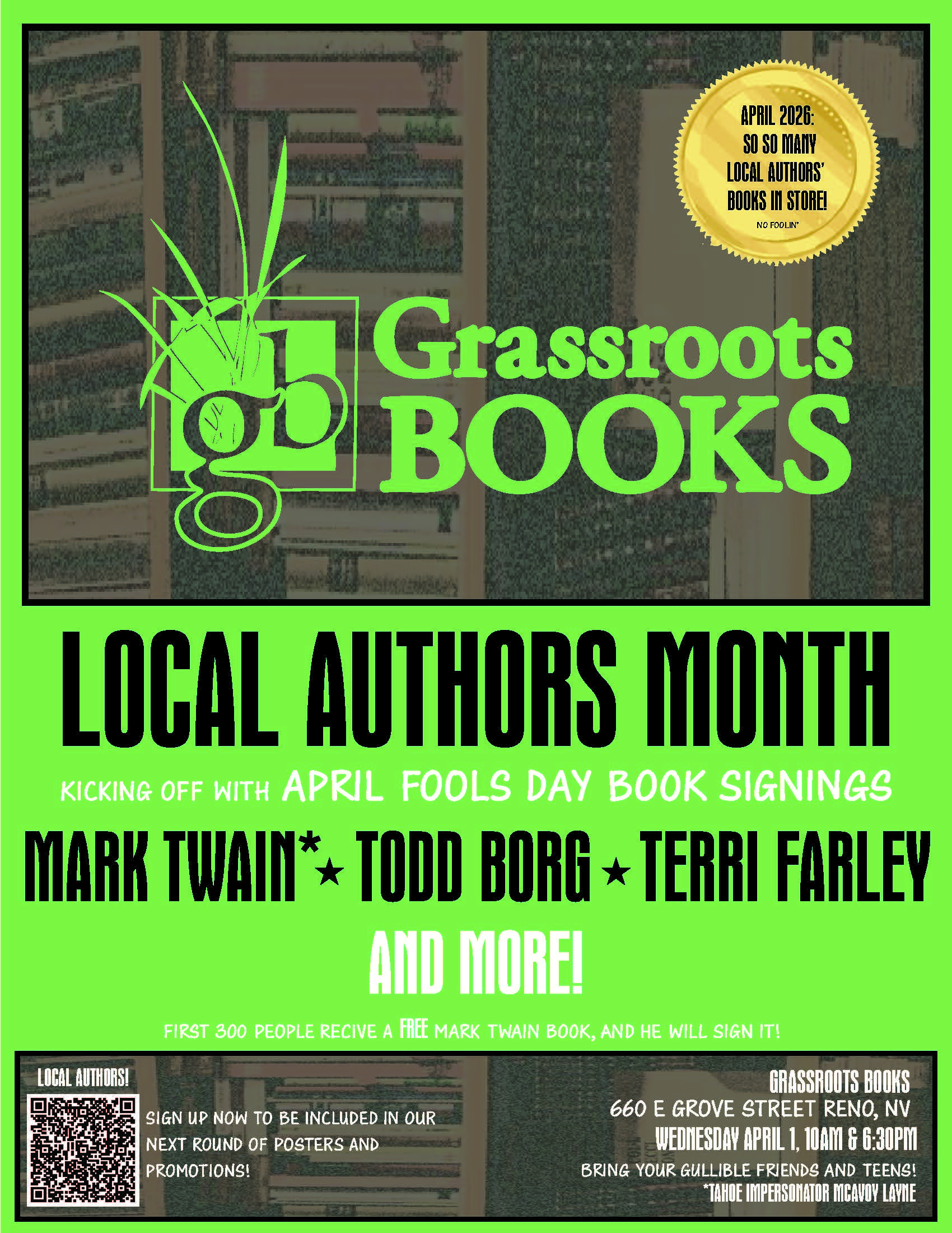 Local Authors Month